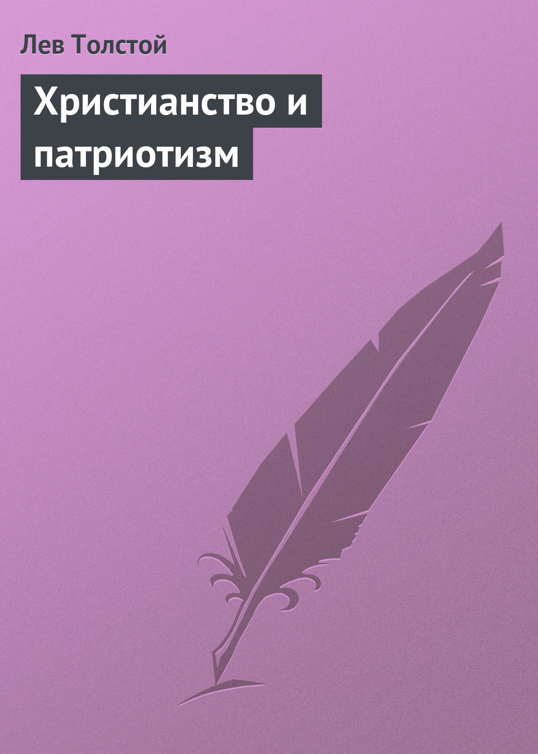 Обложка книги «Христианство и патриотизм»