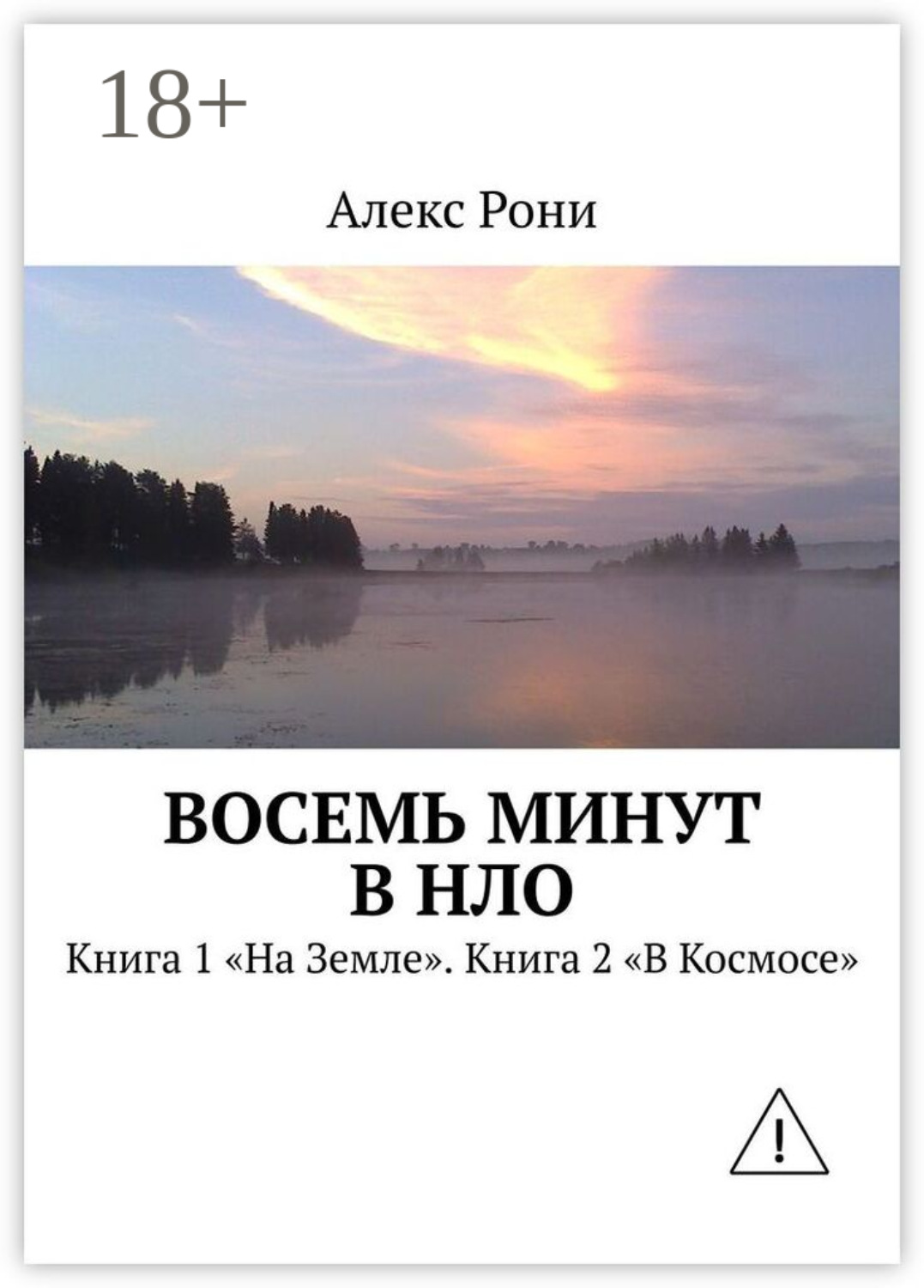 Обложка книги «Восемь минут в НЛО. Книга 1 «На Земле». Книга 2 «В Космосе»»