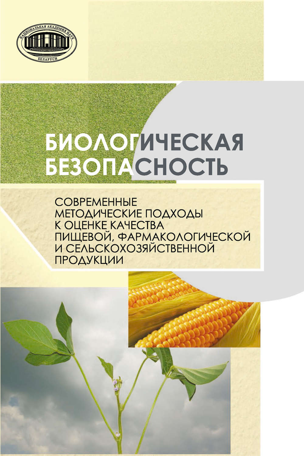 Обложка книги «Биологическая безопасность. Современные методические подходы к оценке качества пищевой, фармакологической и сельскохозяйственной продукции»