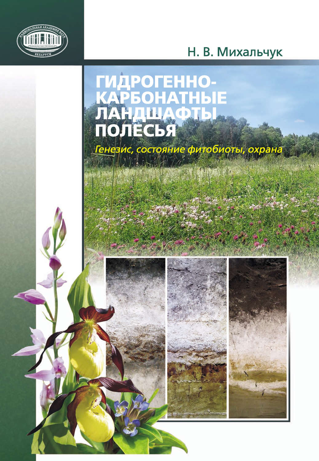 Обложка книги «Гидрогенно-карбонатные ландшафты Полесья. Генезис, состояние фитобиоты, охрана»