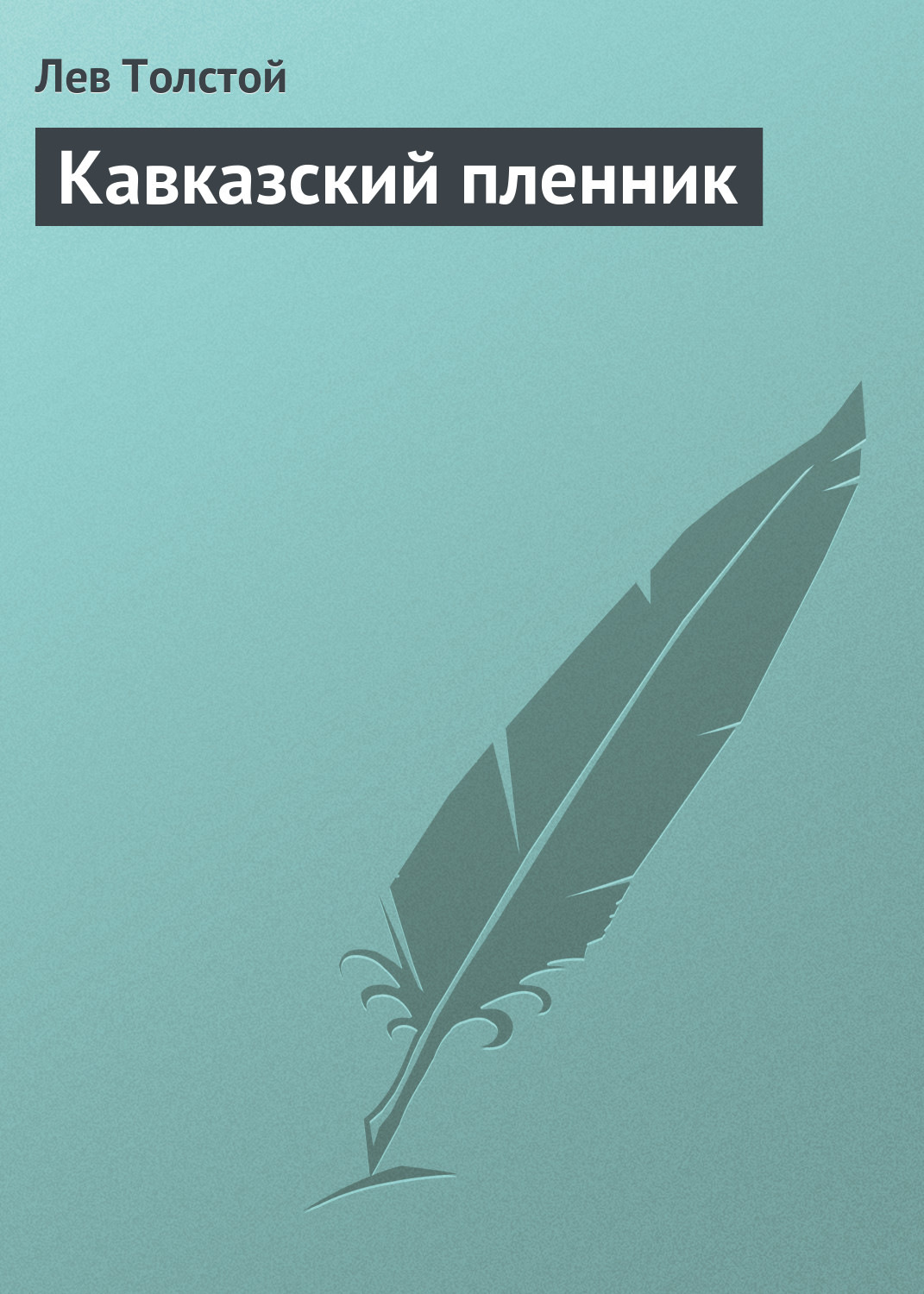 Обложка книги «Кавказский пленник»