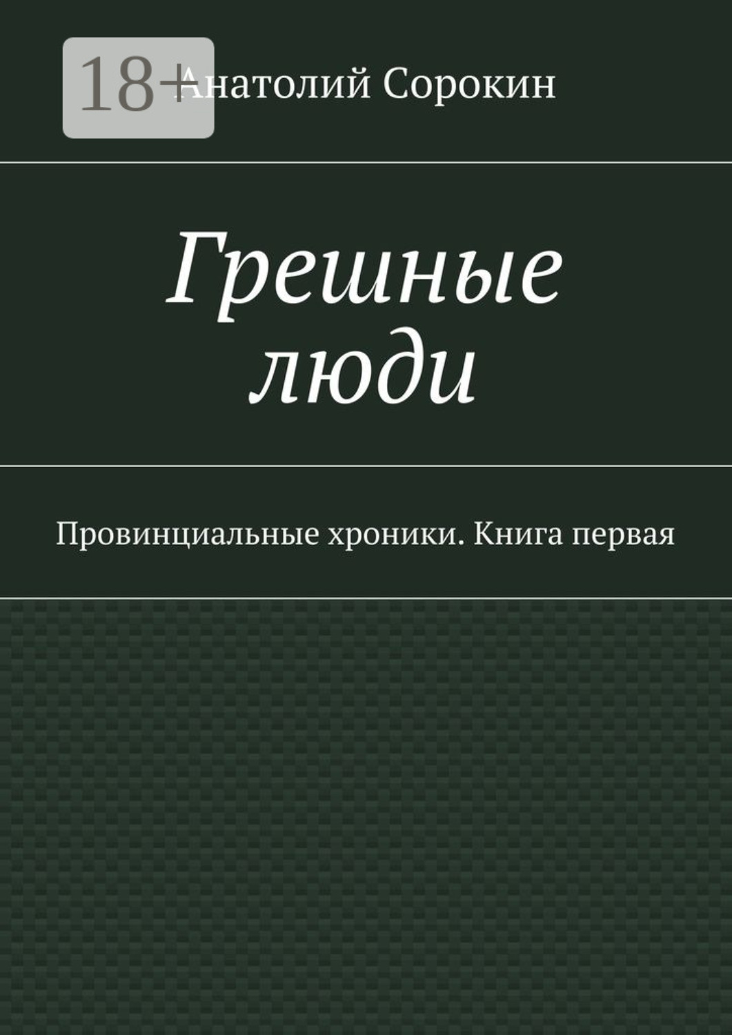 Обложка книги «Грешные люди. Провинциальные хроники. Книга первая»