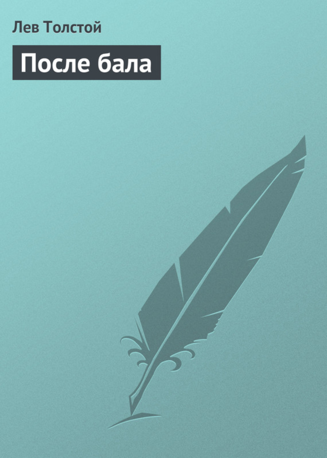 Обложка книги «После бала»