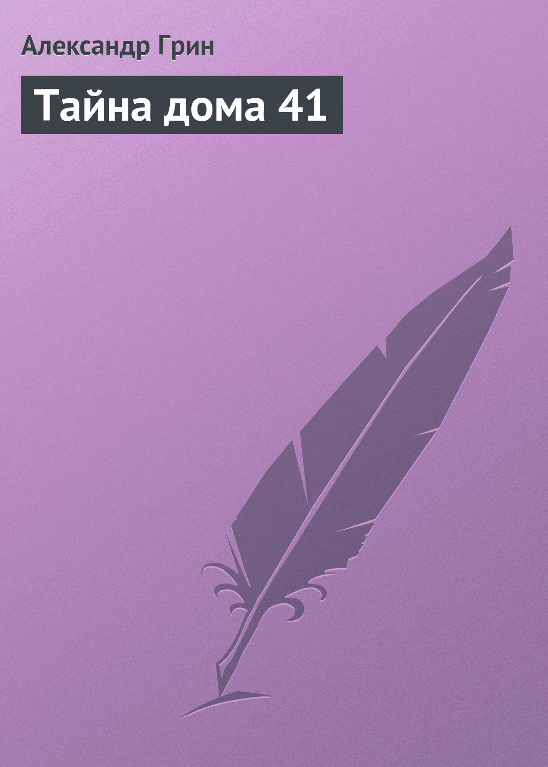 Обложка книги «Тайна дома 41»
