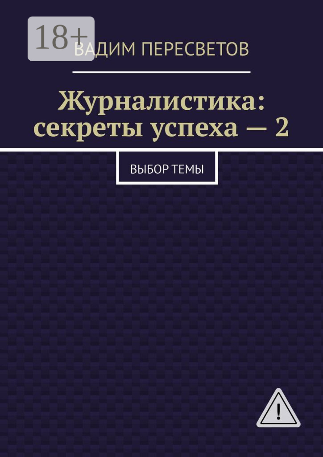Обложка книги «Журналистика: секреты успеха – 2. Выбор темы»