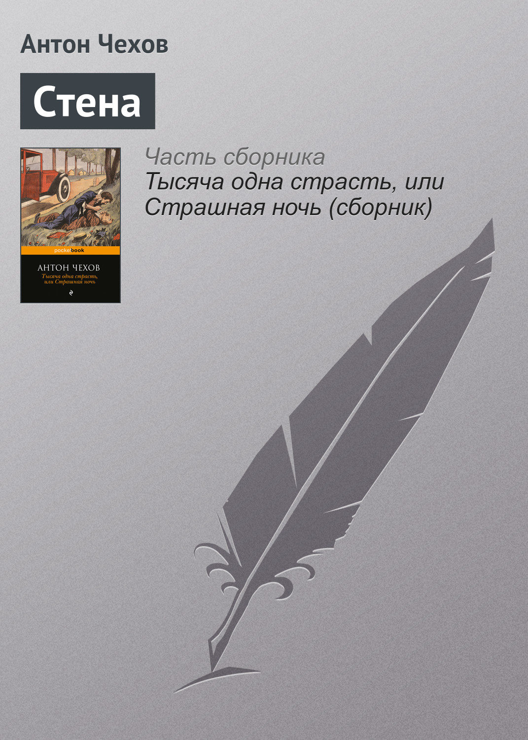 Обложка книги «Стена»