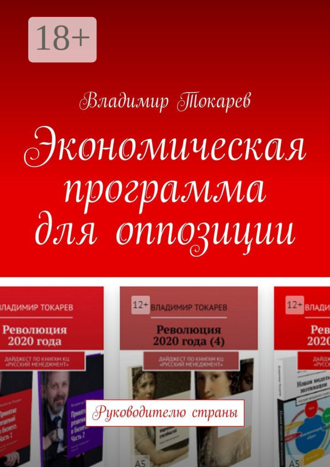 Обложка книги «Экономическая программа для оппозиции. Руководителю страны»