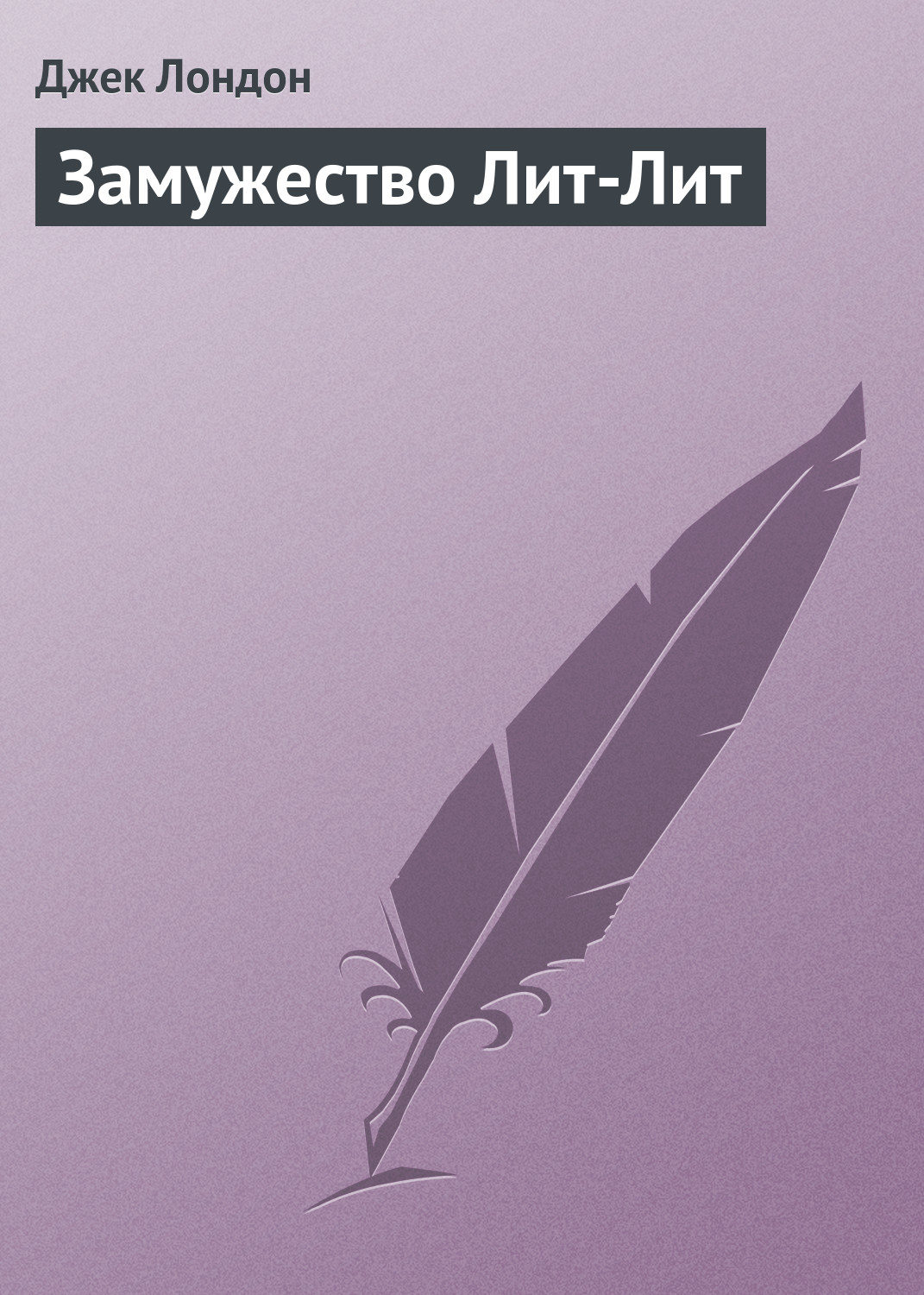 Обложка книги «Замужество Лит-Лит»