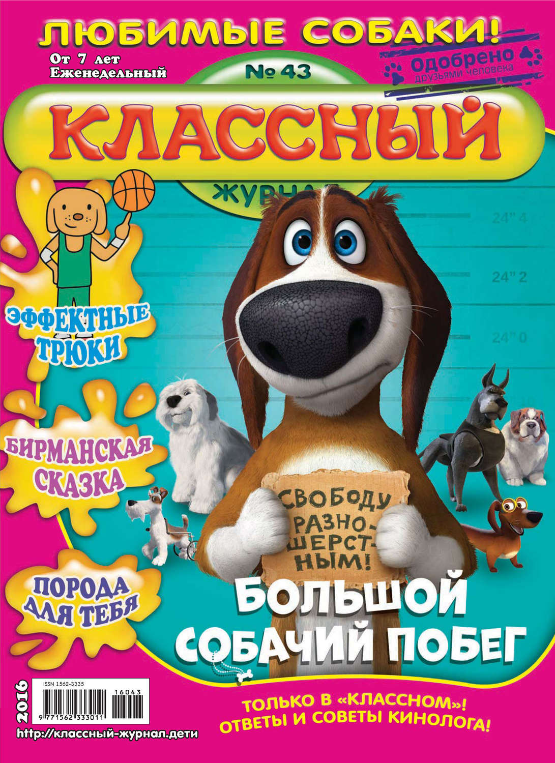 Обложка книги «Классный журнал №43/2016»