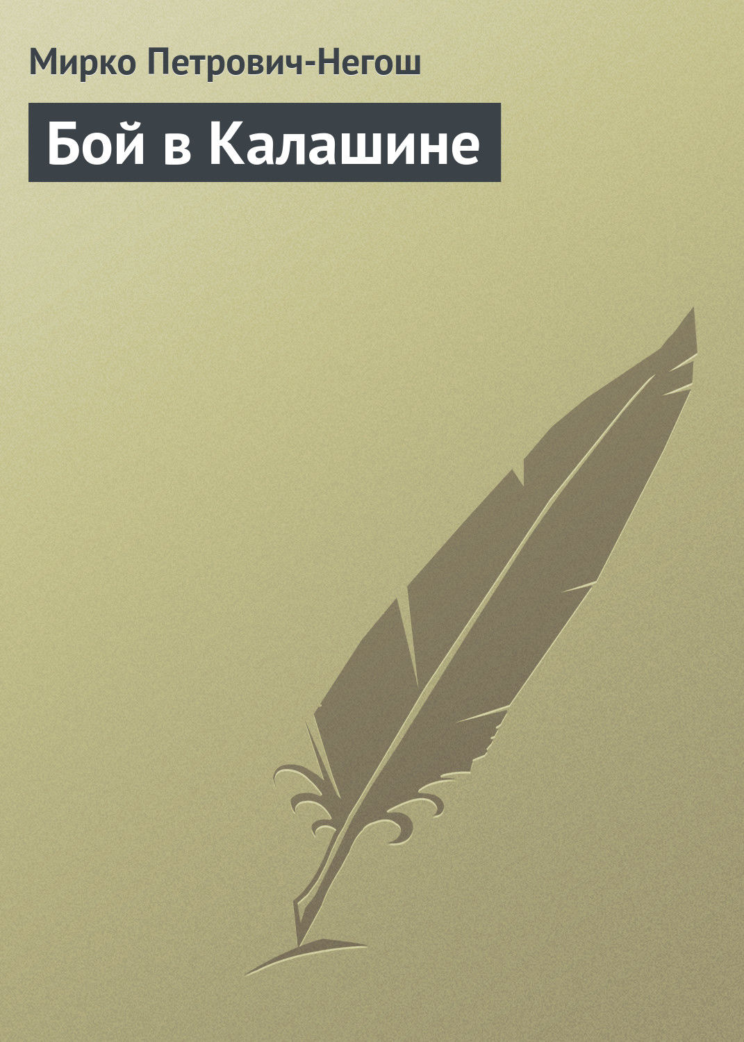 Обложка книги «Бой в Калашине»