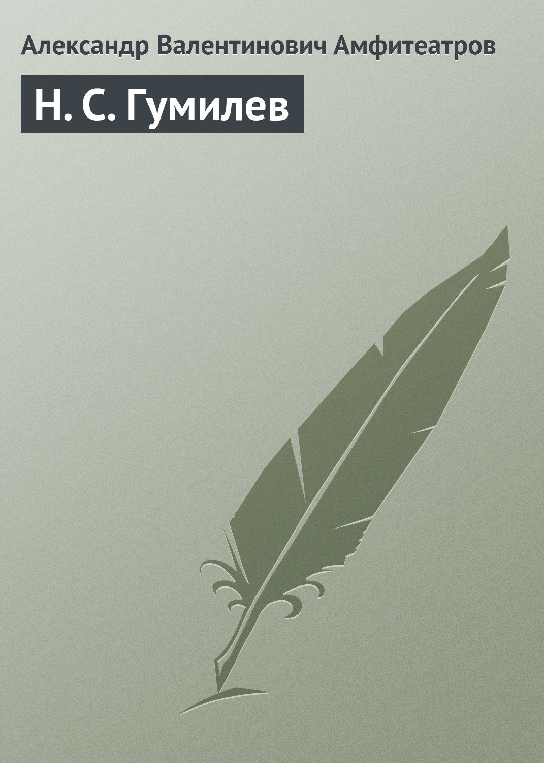 Обложка книги «Н. С. Гумилев»