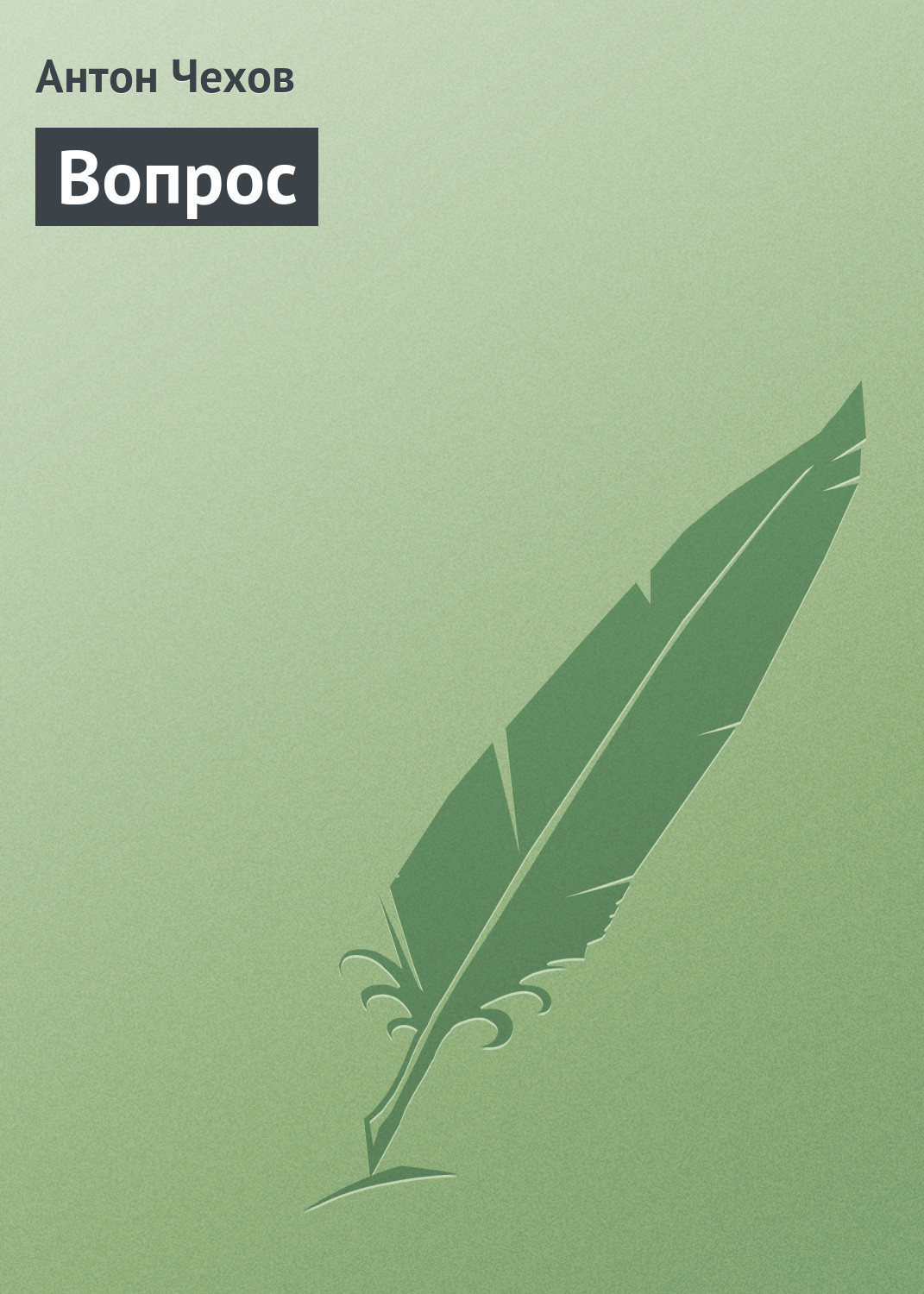Обложка книги «Вопрос»