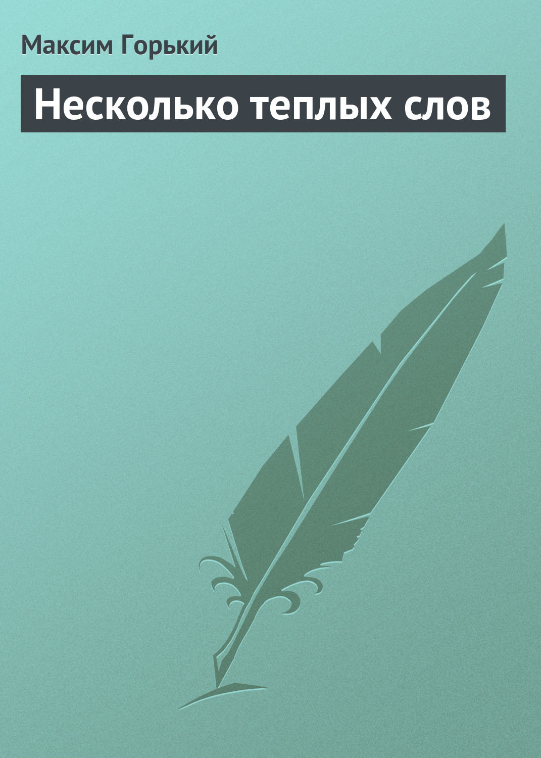 Обложка книги «Несколько теплых слов»