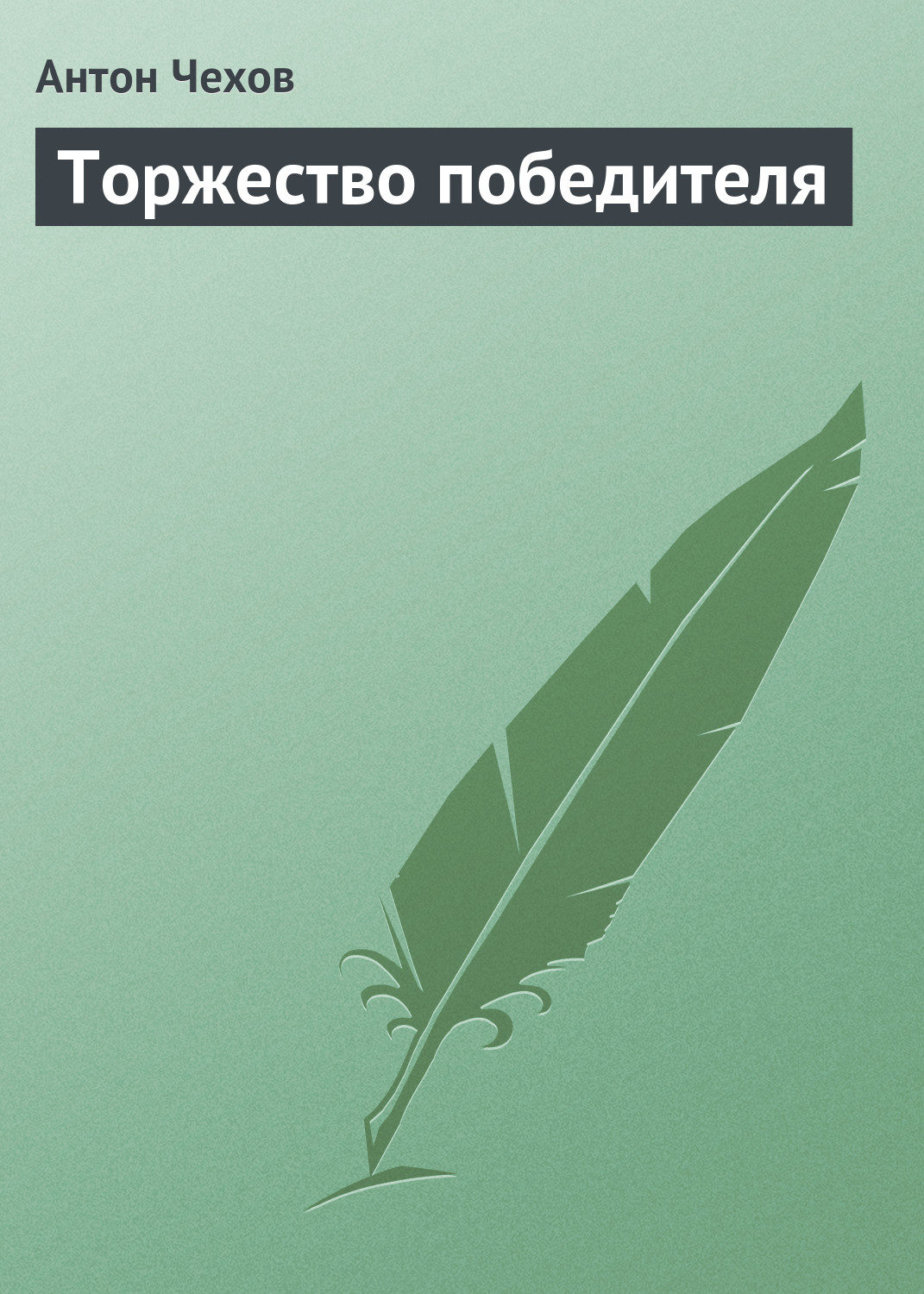 Обложка книги «Торжество победителя»