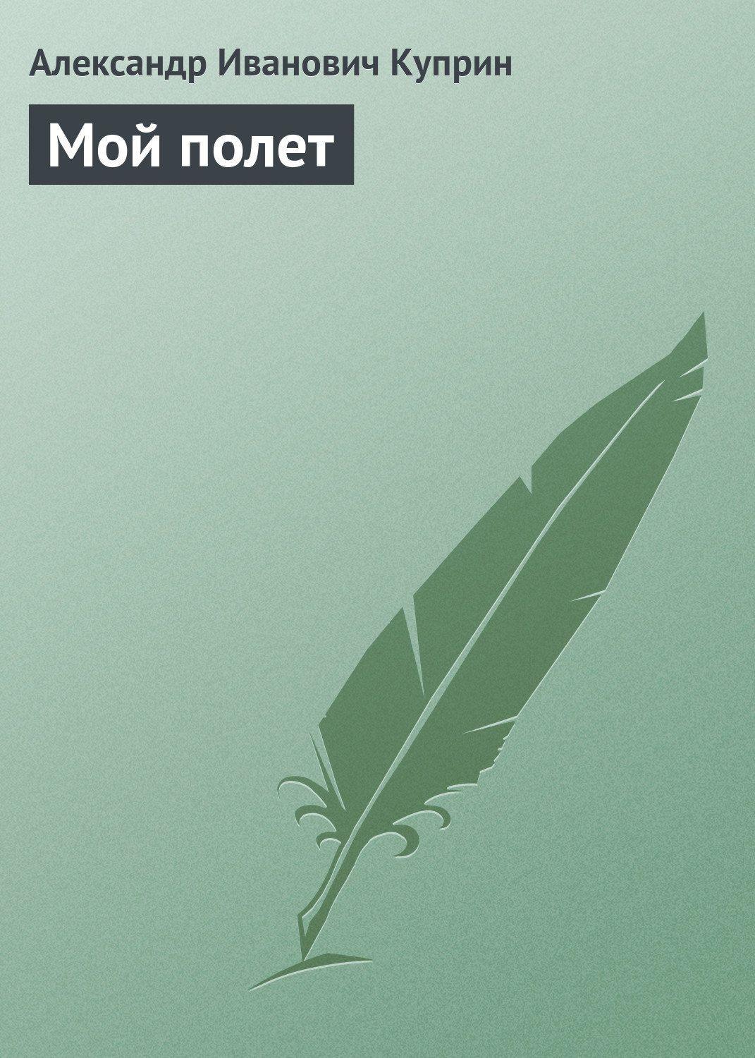 Обложка книги «Мой полет»