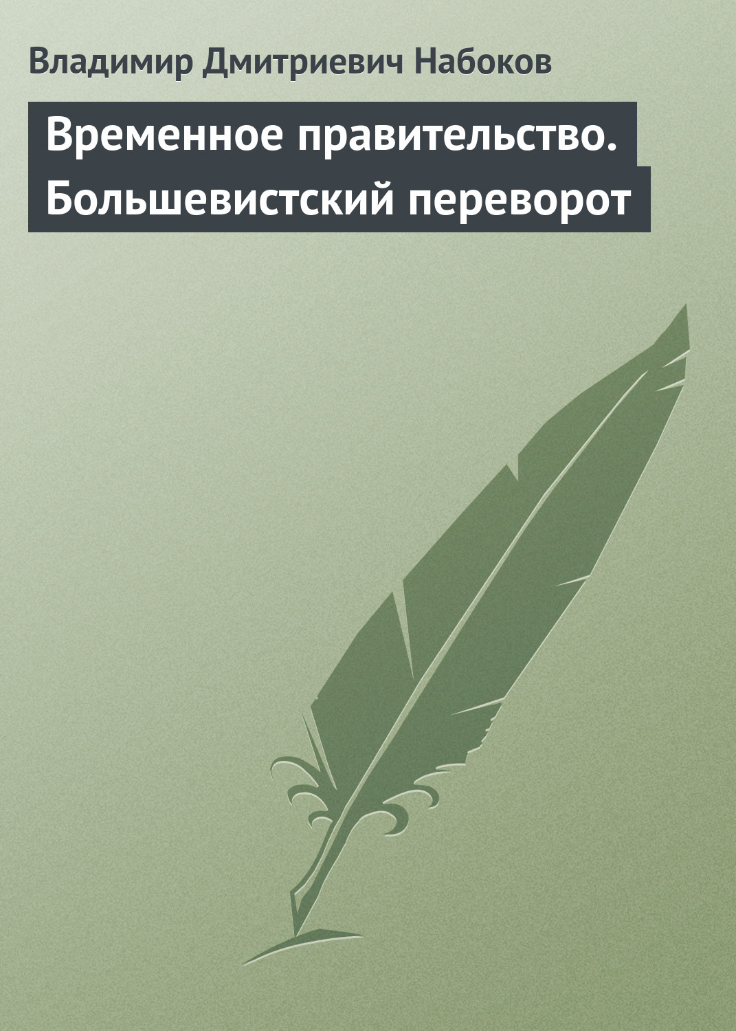Обложка книги «Временное правительство. Большевистский переворот»