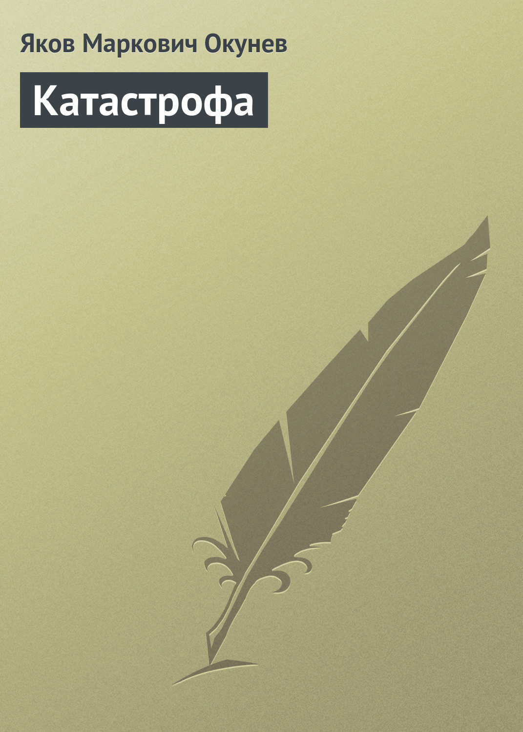 Обложка книги «Катастрофа»