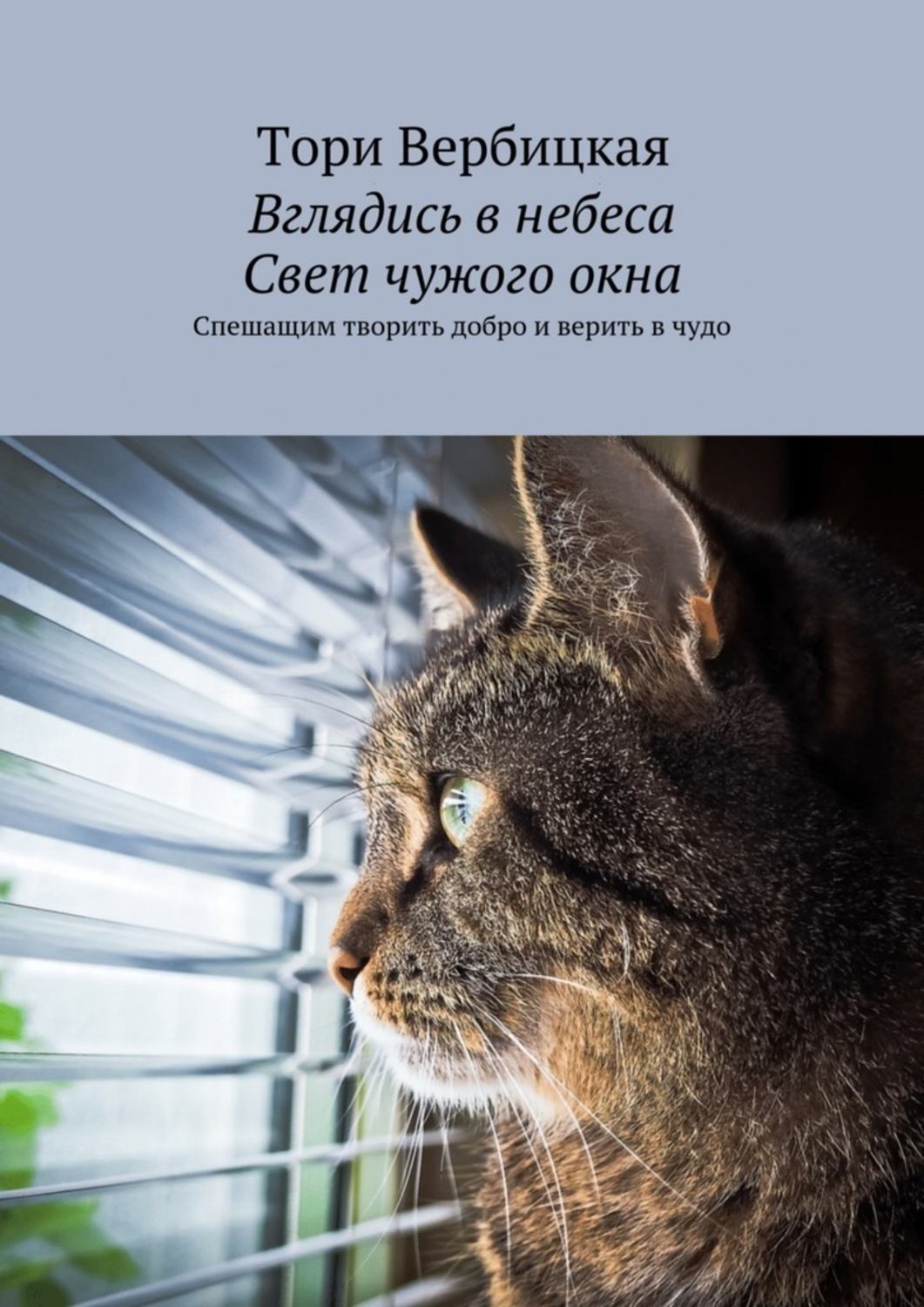 Обложка книги «Вглядись в небеса. Свет чужого окна. Спешащим творить добро и верить в чудо»