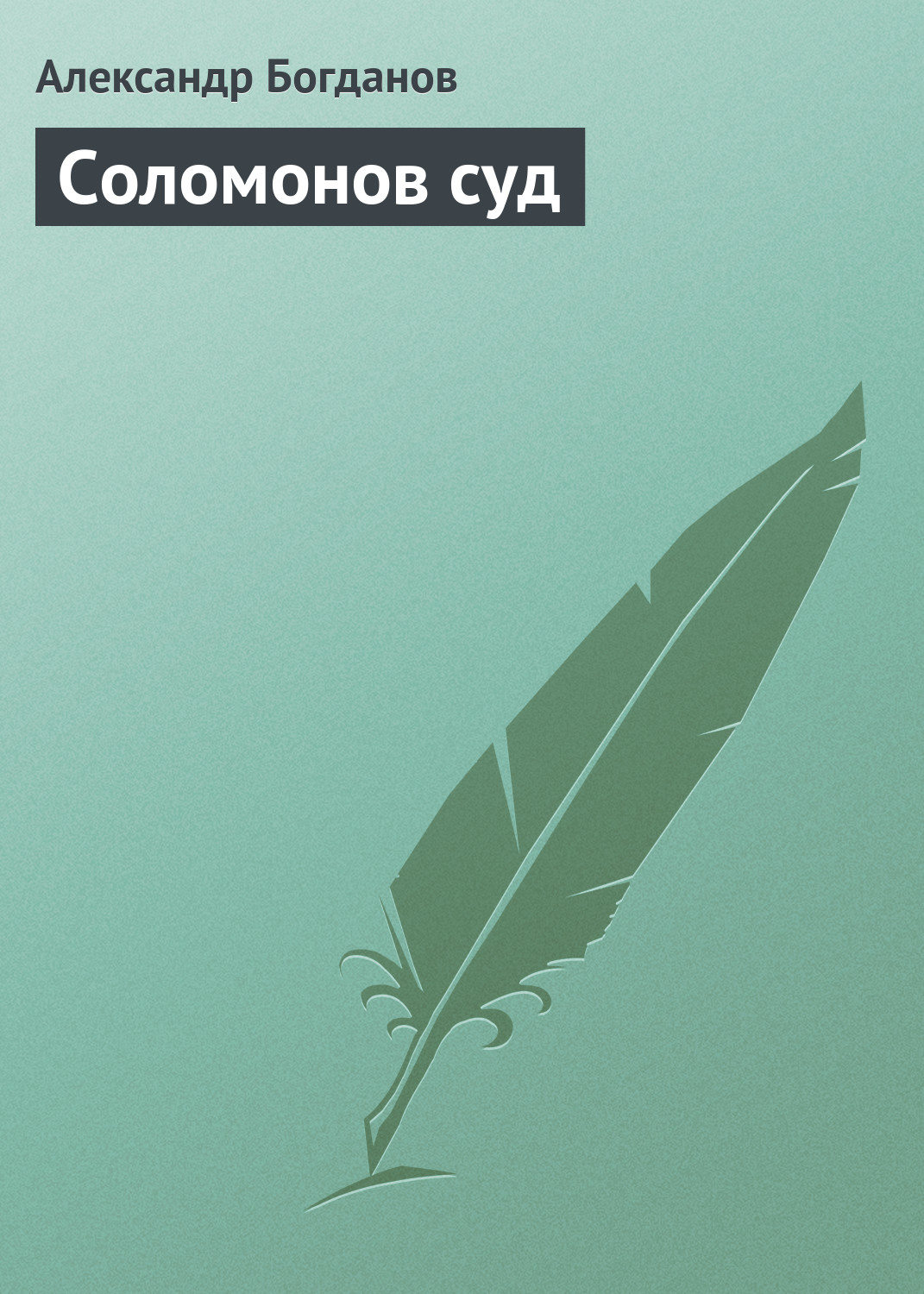 Обложка книги «Соломонов суд»