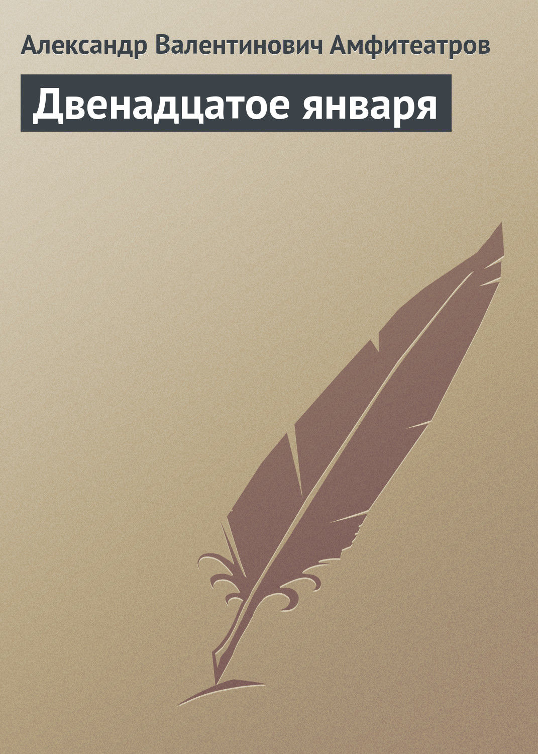 Обложка книги «Двенадцатое января»