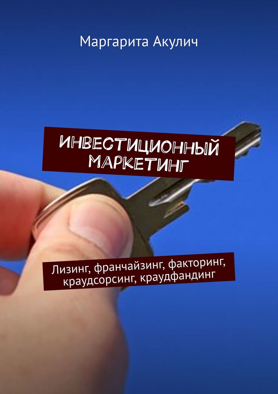 Обложка книги «Инвестиционный маркетинг. Лизинг, франчайзинг, факторинг, краудсорсинг, краудфандинг»