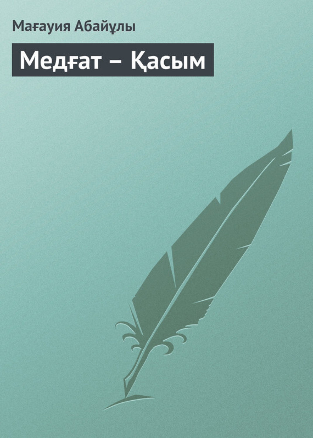 Обложка книги «Медғат – Қасым»