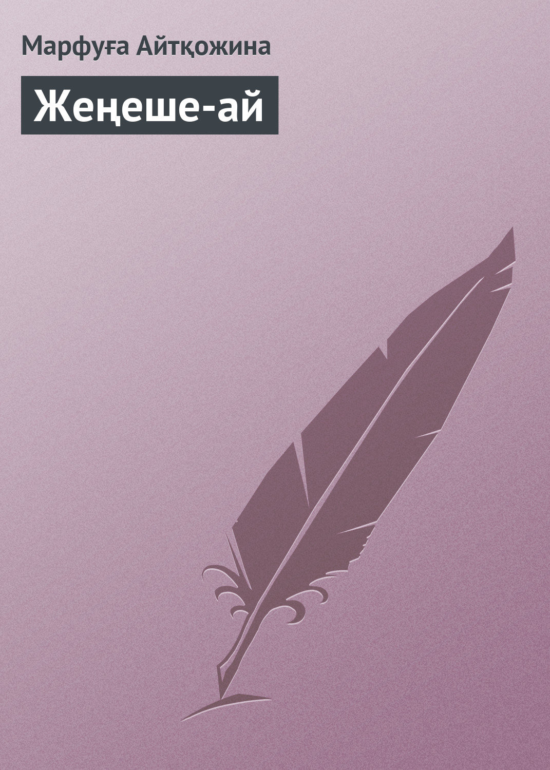 Обложка книги «Жеңеше-ай»