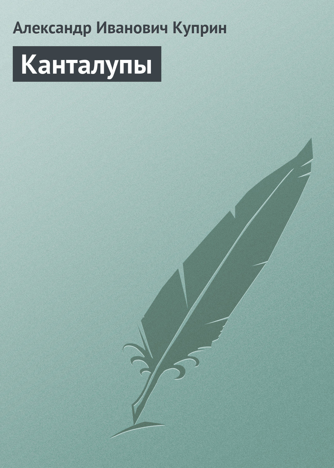 Обложка книги «Канталупы»