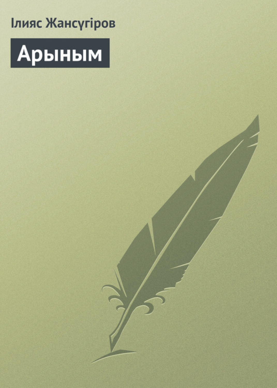 Обложка книги «Арыным»