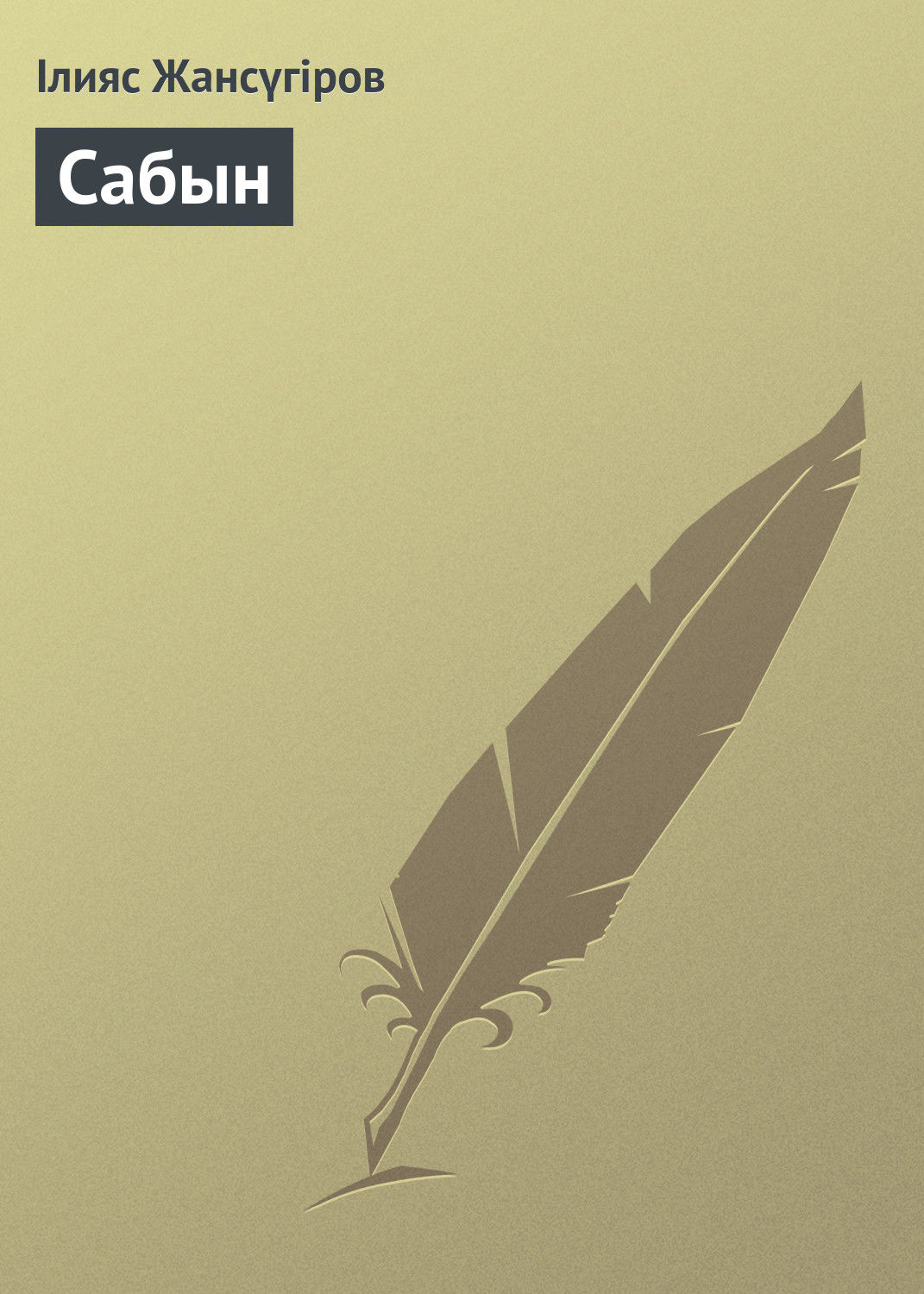 Обложка книги «Сабын»