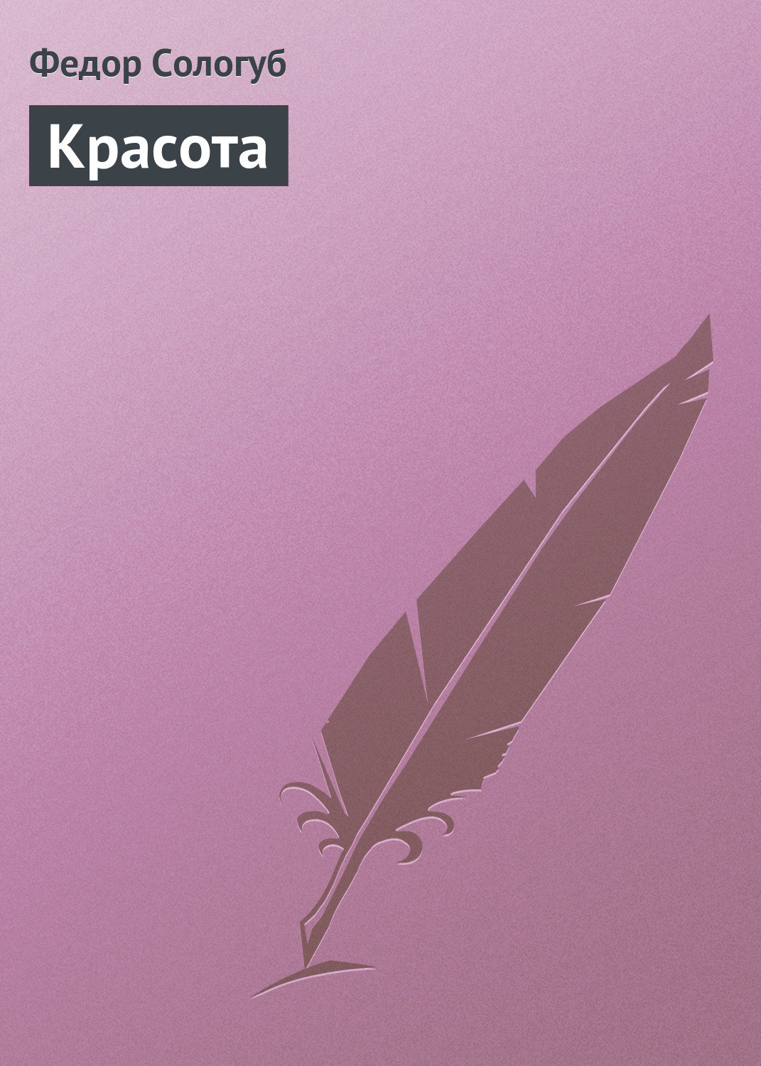 Обложка книги «Красота»