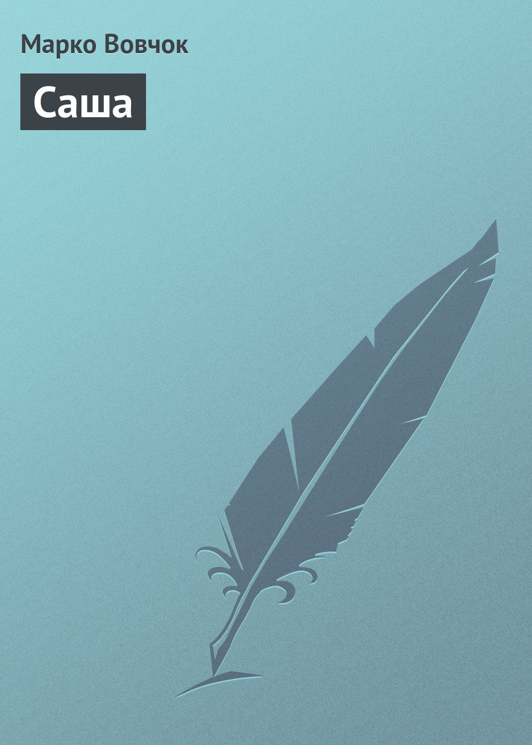 Обложка книги «Саша»