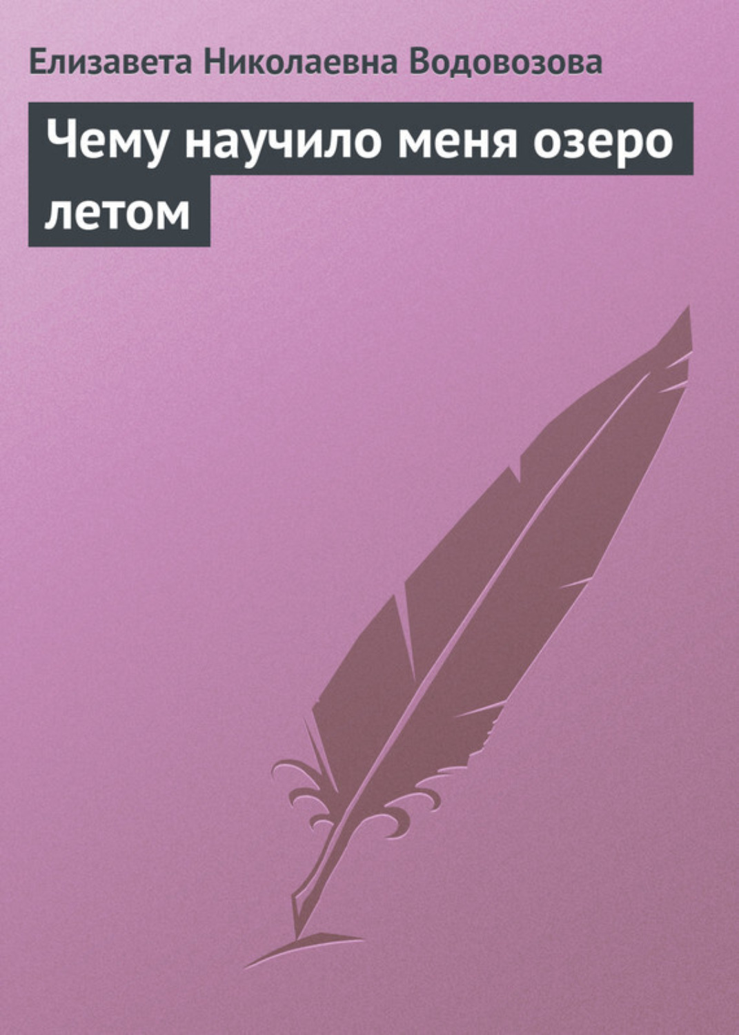 Обложка книги «Чему научило меня озеро летом»
