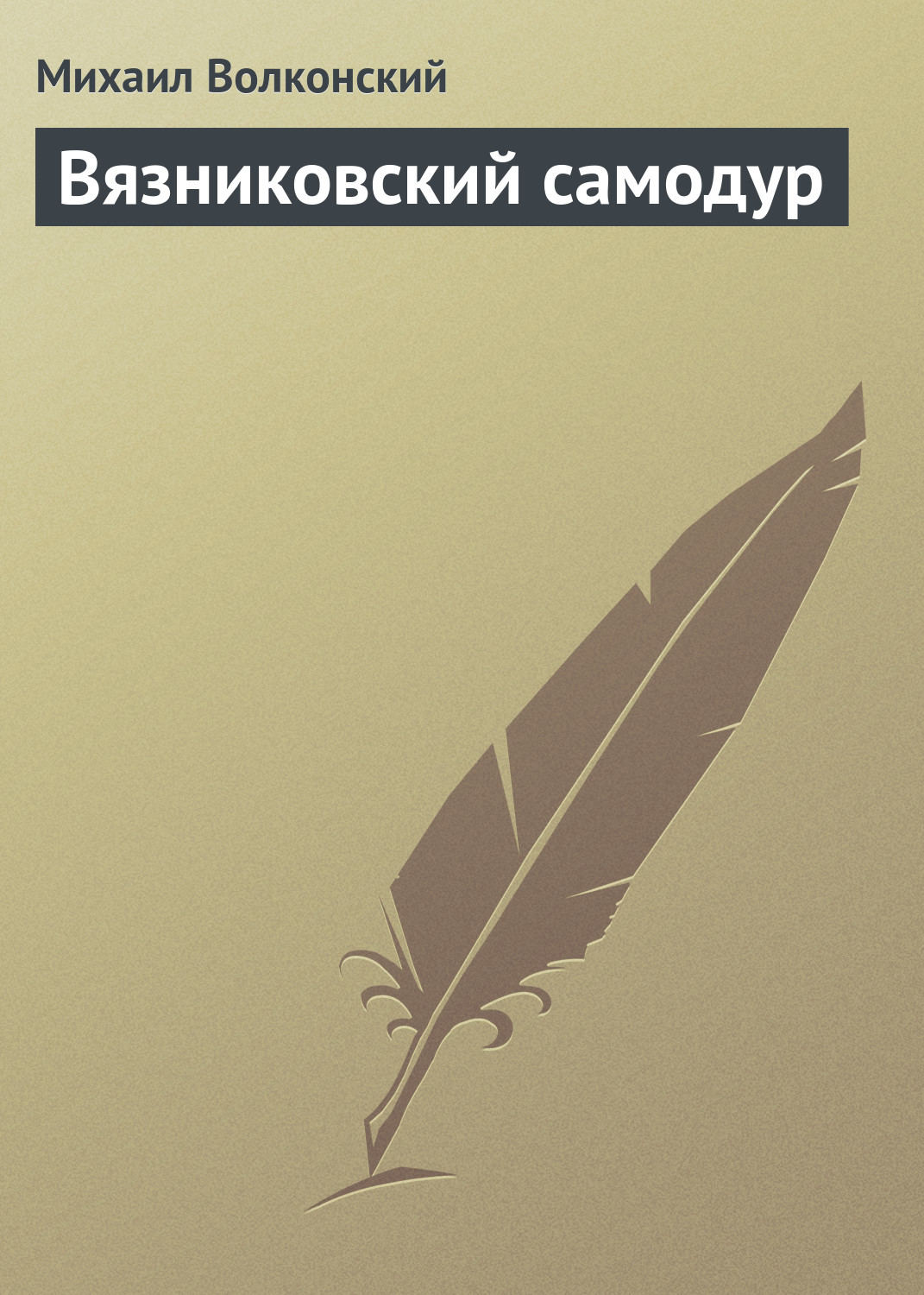 Обложка книги «Вязниковский самодур»