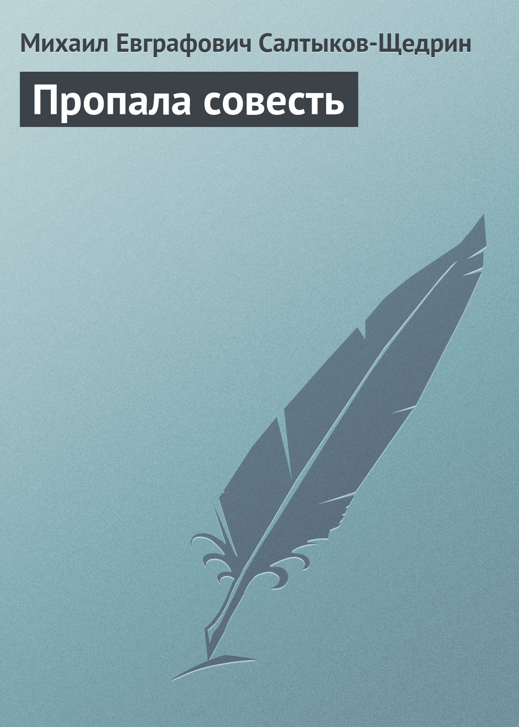 Обложка книги «Пропала совесть»