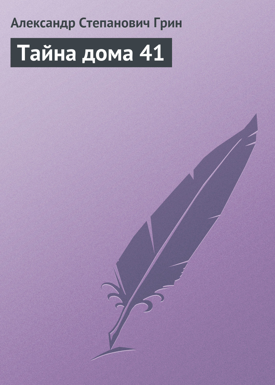 Обложка книги «Тайна дома 41»