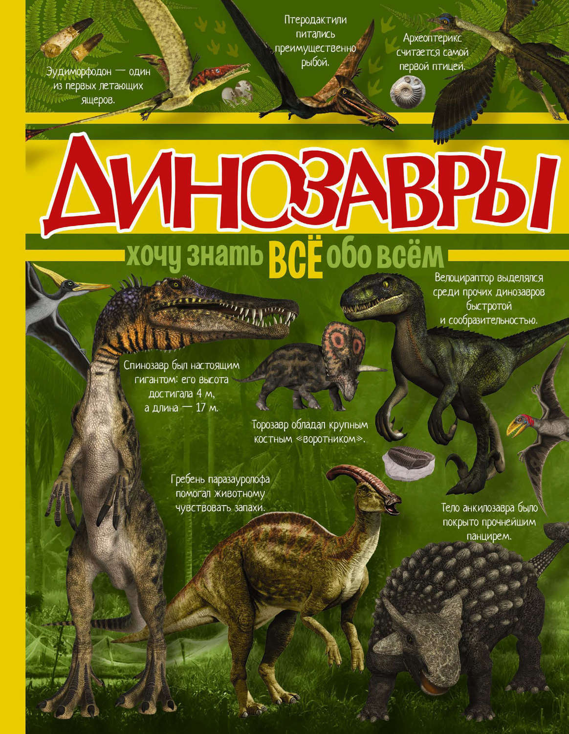 Обложка книги «Динозавры»