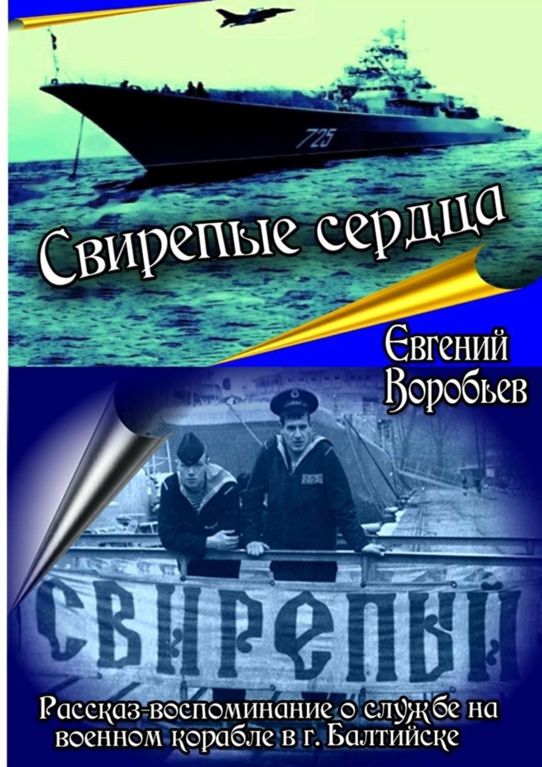 Обложка книги «Свирепые сердца. Рассказ-воспоминание о службе на военном корабле в г. Балтийске»