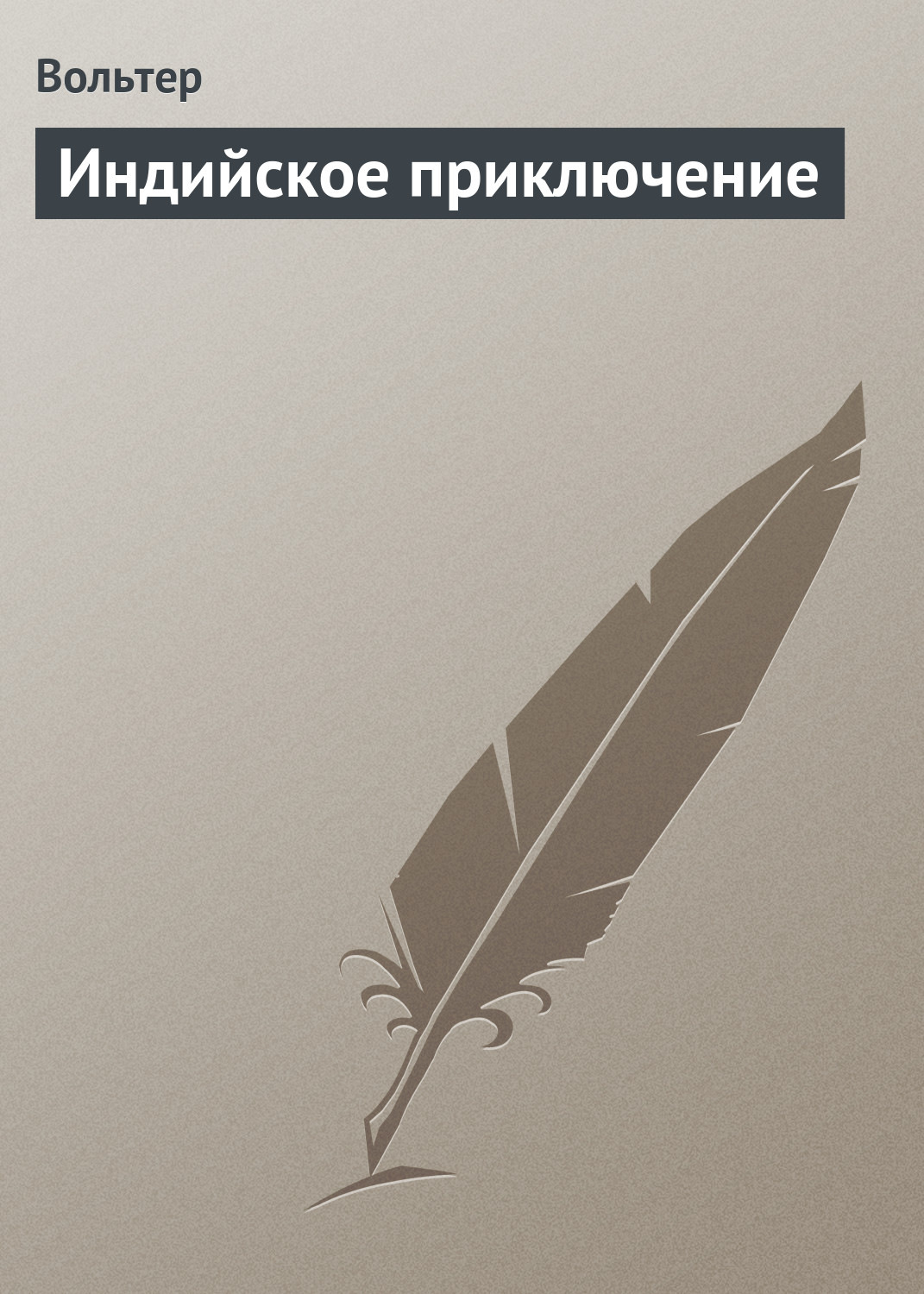 Обложка книги «Индийское приключение»