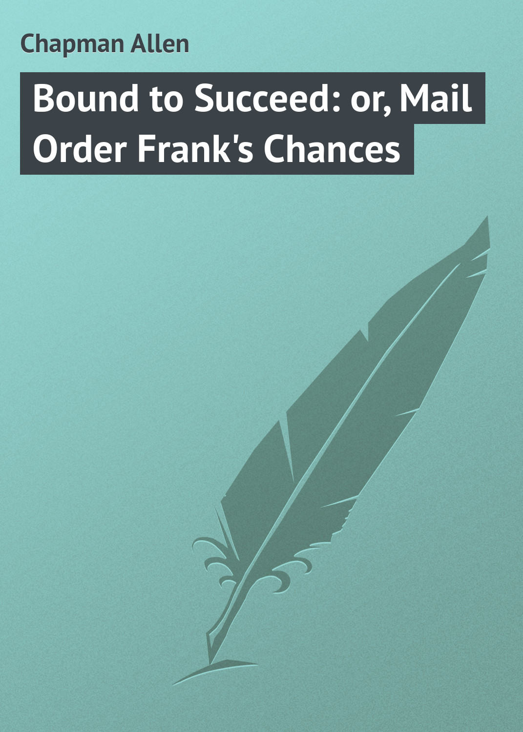 Обложка книги «Bound to Succeed: or, Mail Order Frank's Chances»