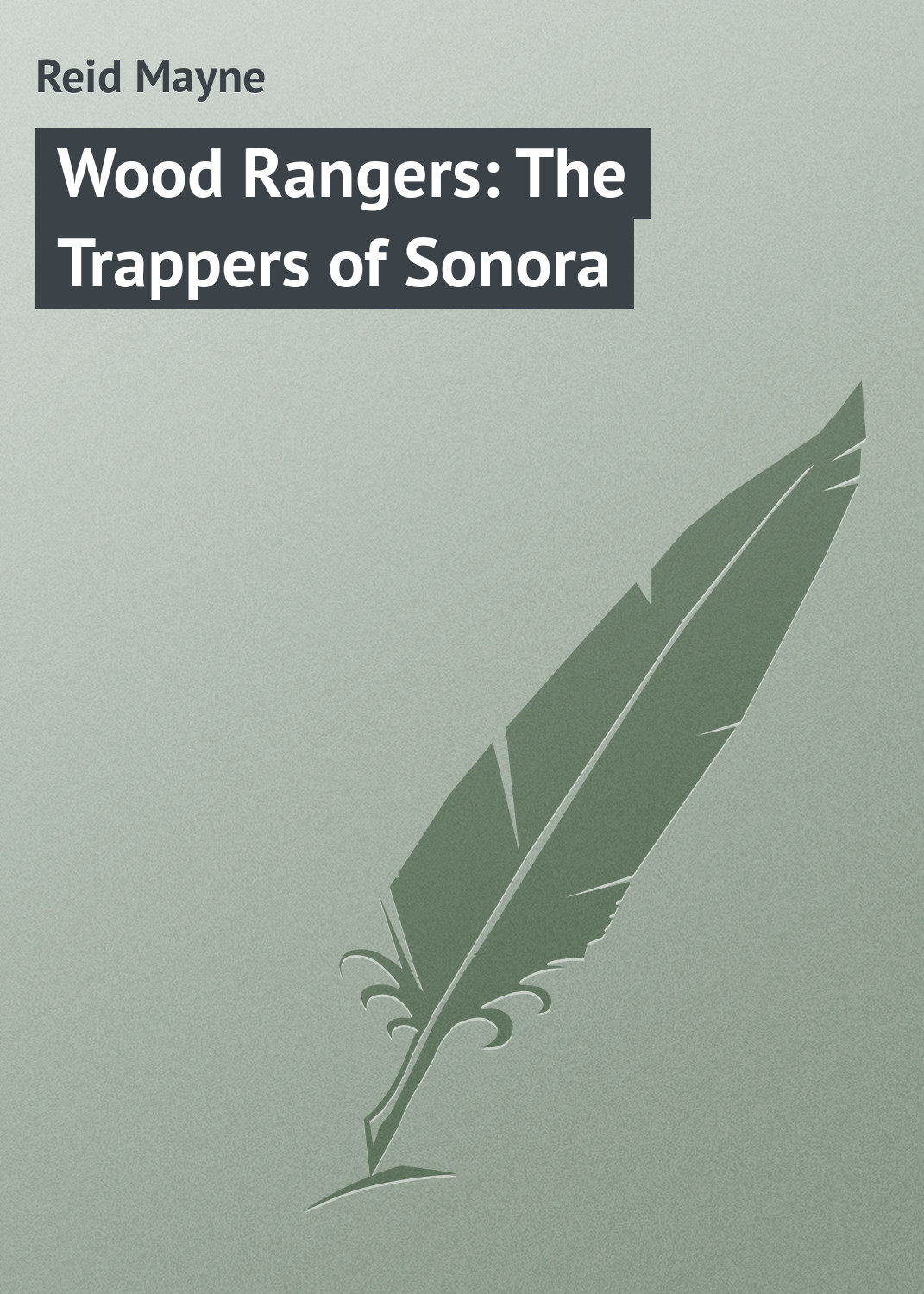 Обложка книги «Wood Rangers: The Trappers of Sonora»