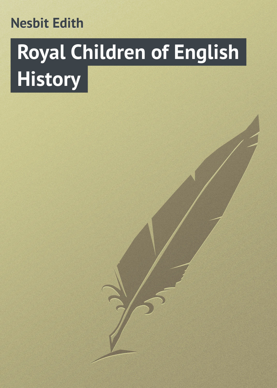 Обложка книги «Royal Children of English History»