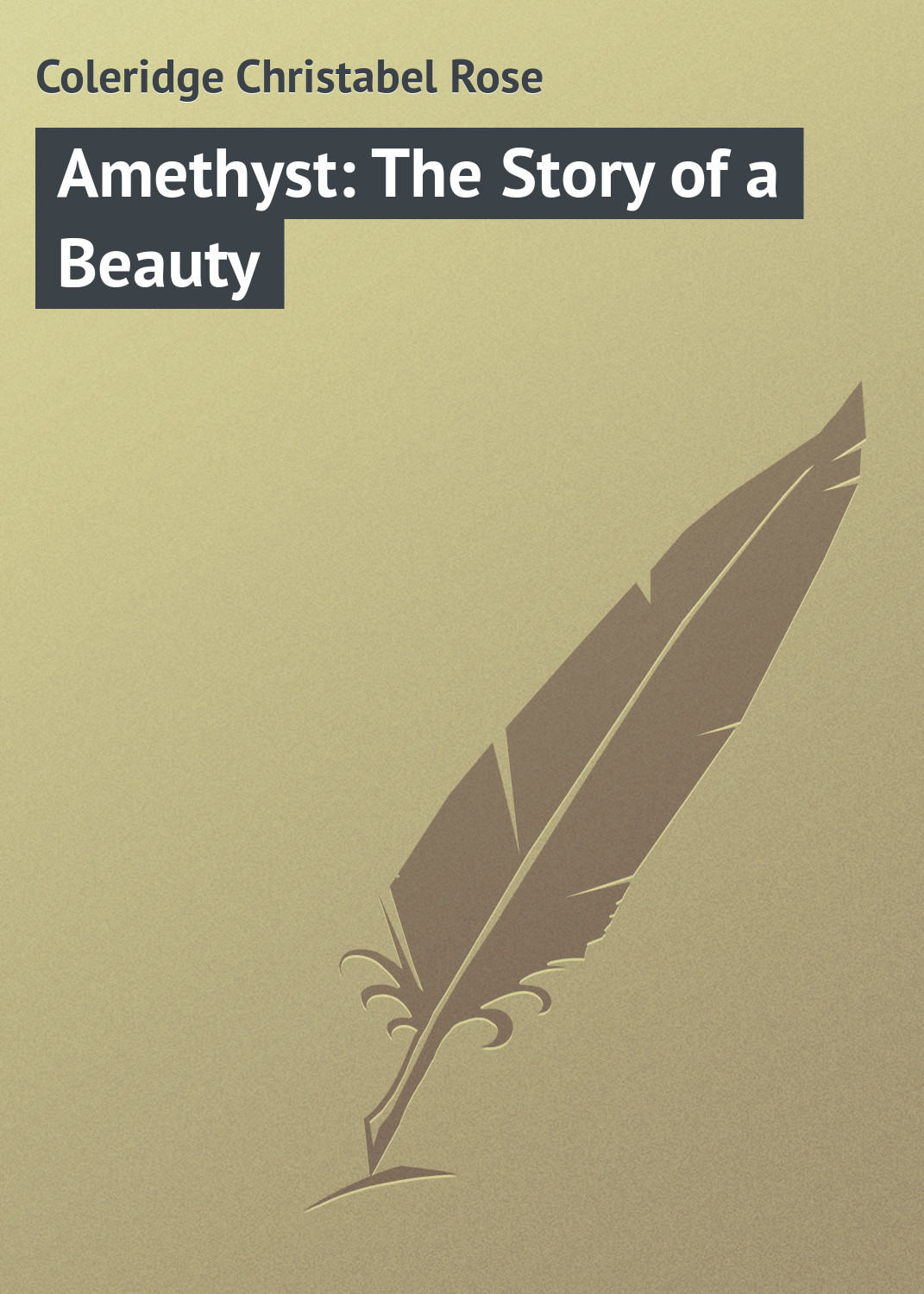 Обложка книги «Amethyst: The Story of a Beauty»