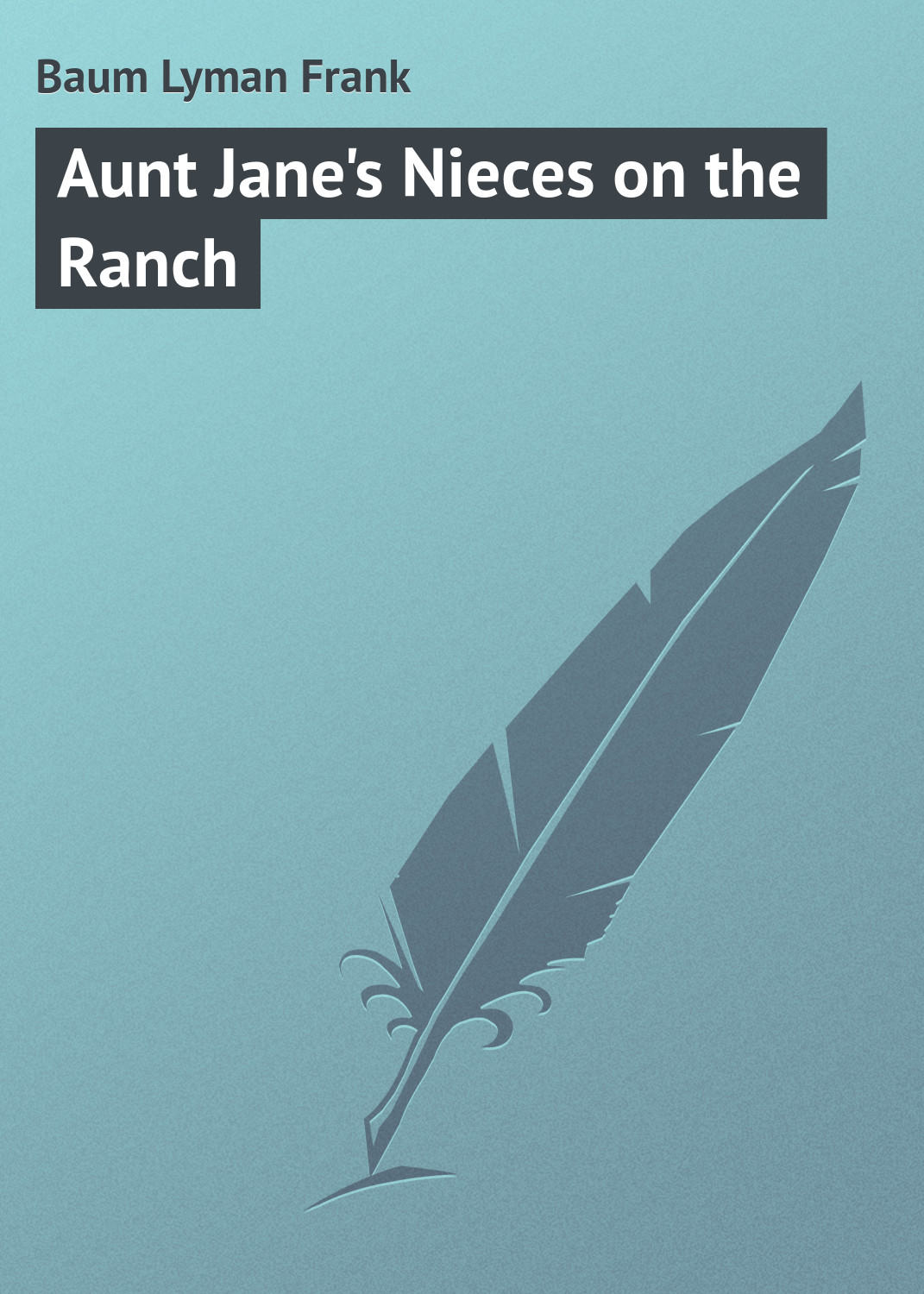 Обложка книги «Aunt Jane's Nieces on the Ranch»