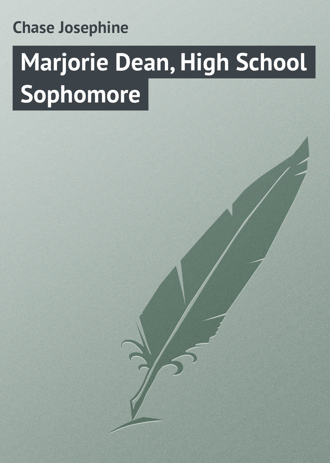 Обложка книги «Marjorie Dean, High School Sophomore»