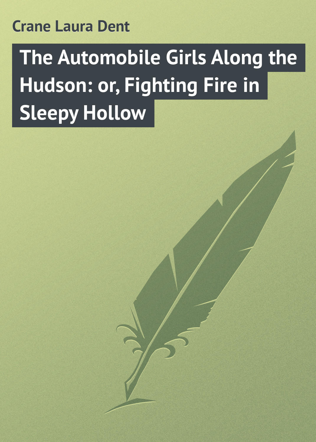 Обложка книги «The Automobile Girls Along the Hudson: or, Fighting Fire in Sleepy Hollow»