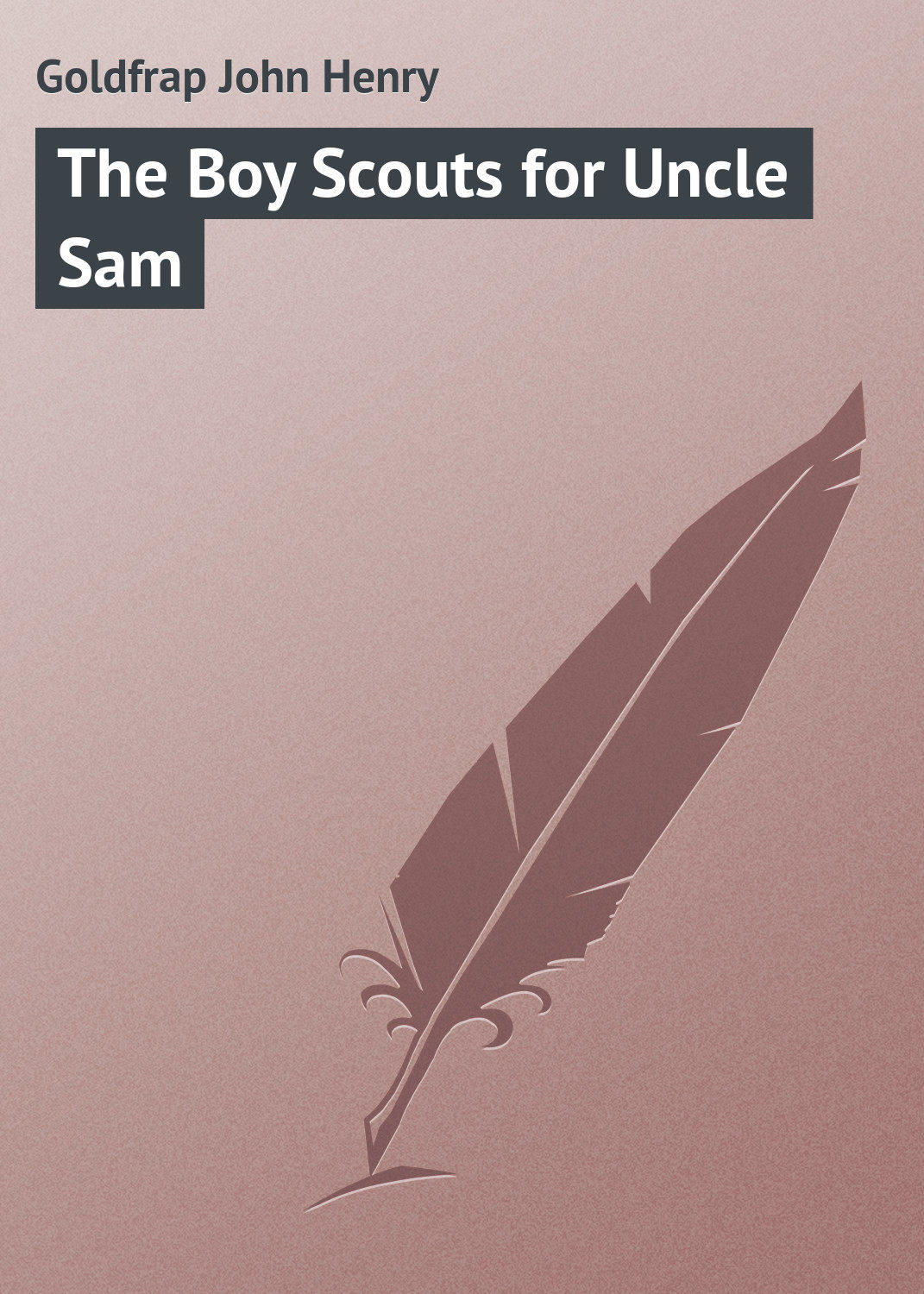 Обложка книги «The Boy Scouts for Uncle Sam»