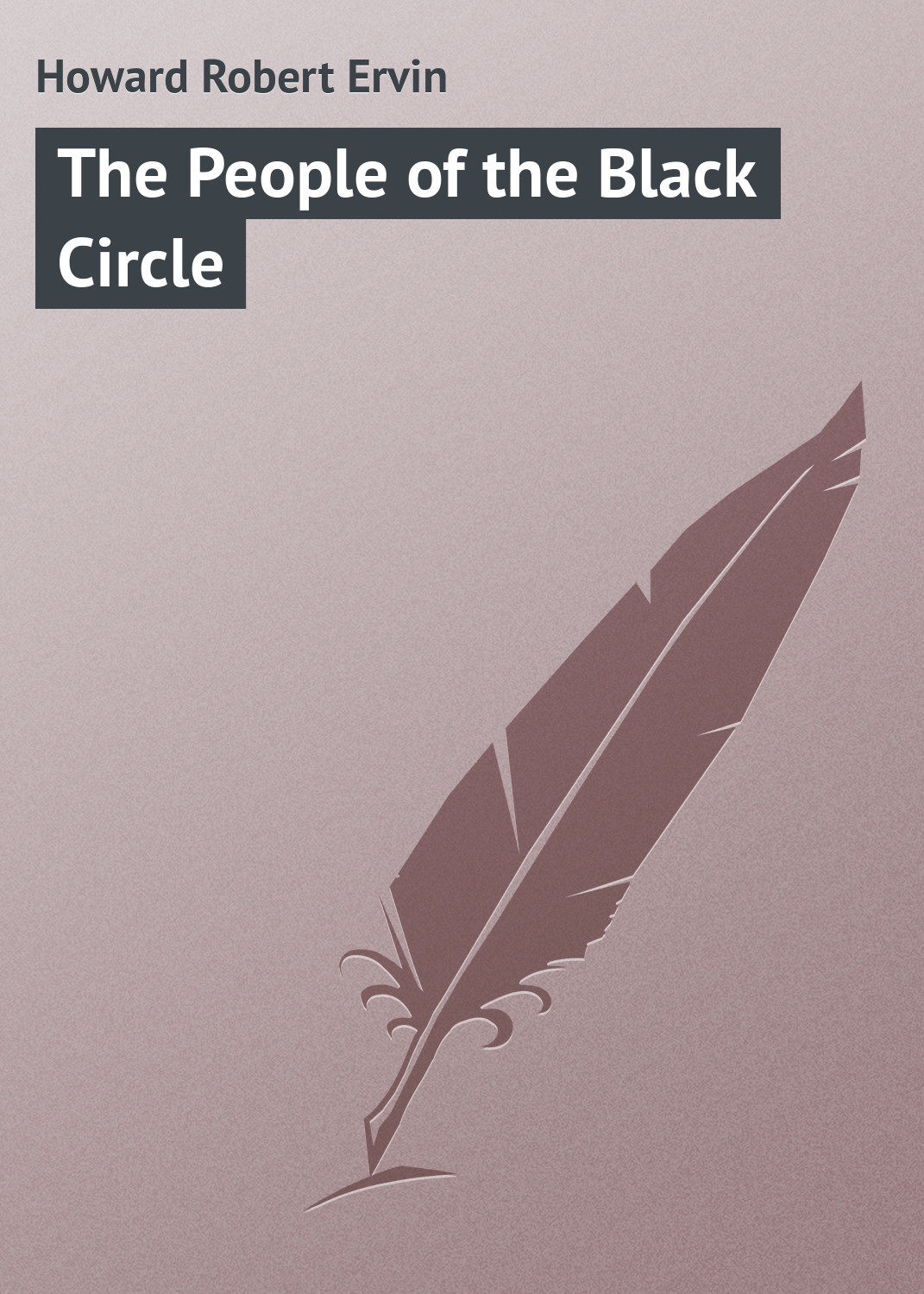Обложка книги «The People of the Black Circle»
