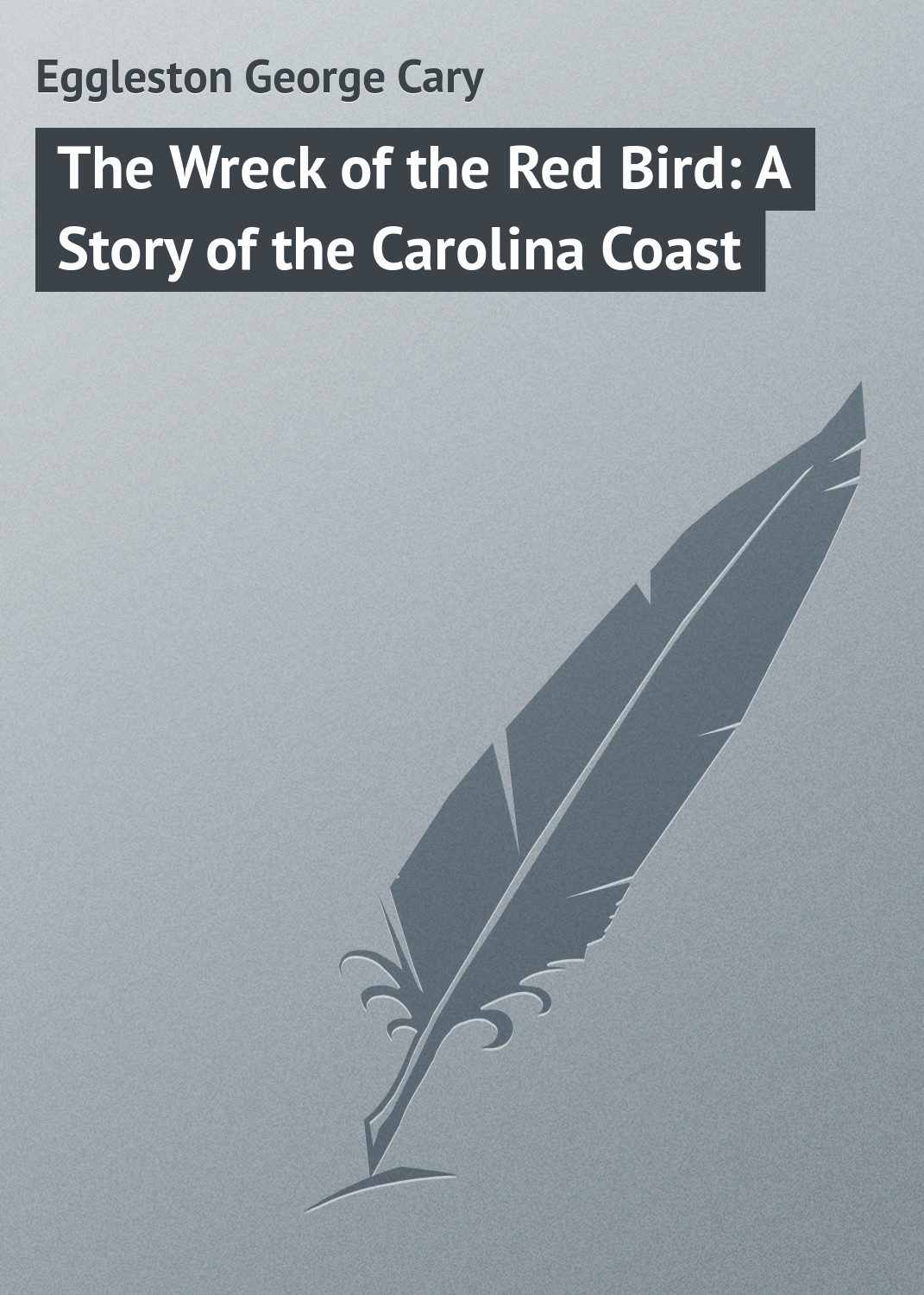 Обложка книги «The Wreck of the Red Bird: A Story of the Carolina Coast»