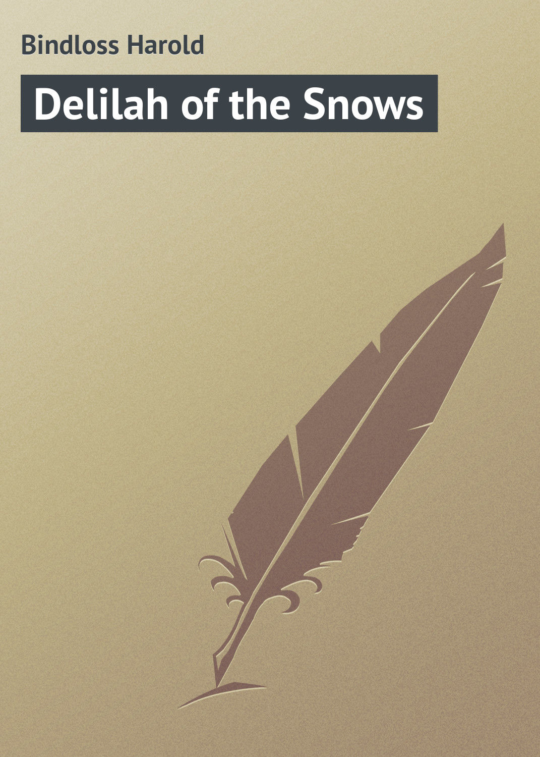 Обложка книги «Delilah of the Snows»